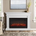 thumbnail image 2 of Real Flame Beau 59" Landscape Electric Fireplace in White, 2 of 8
