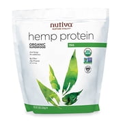 Nutiva Organic Cold-Pressed Raw Hemp Seed Protein Powder, 15G Protein, 3 Pound | USDA Organic, Non-GMO | Vegan, Gluten-Free, Keto & Paleo | Plant Protein with Essential Amino Acids