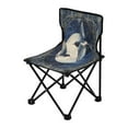 thumbnail image 2 of BZSMCE Camping Chairs Modern Flight under The Moon Pattern Folding chair, 2 of 8