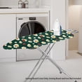 thumbnail image 2 of HELLHERO Flowers Ironing Board Cover, 15x54 Inch Standard Ironing Board Cover with Elastic Edge and Hook and Loop Fasteners Scorch and Stain Resistant Cotton Ironing Covers, 2 of 5