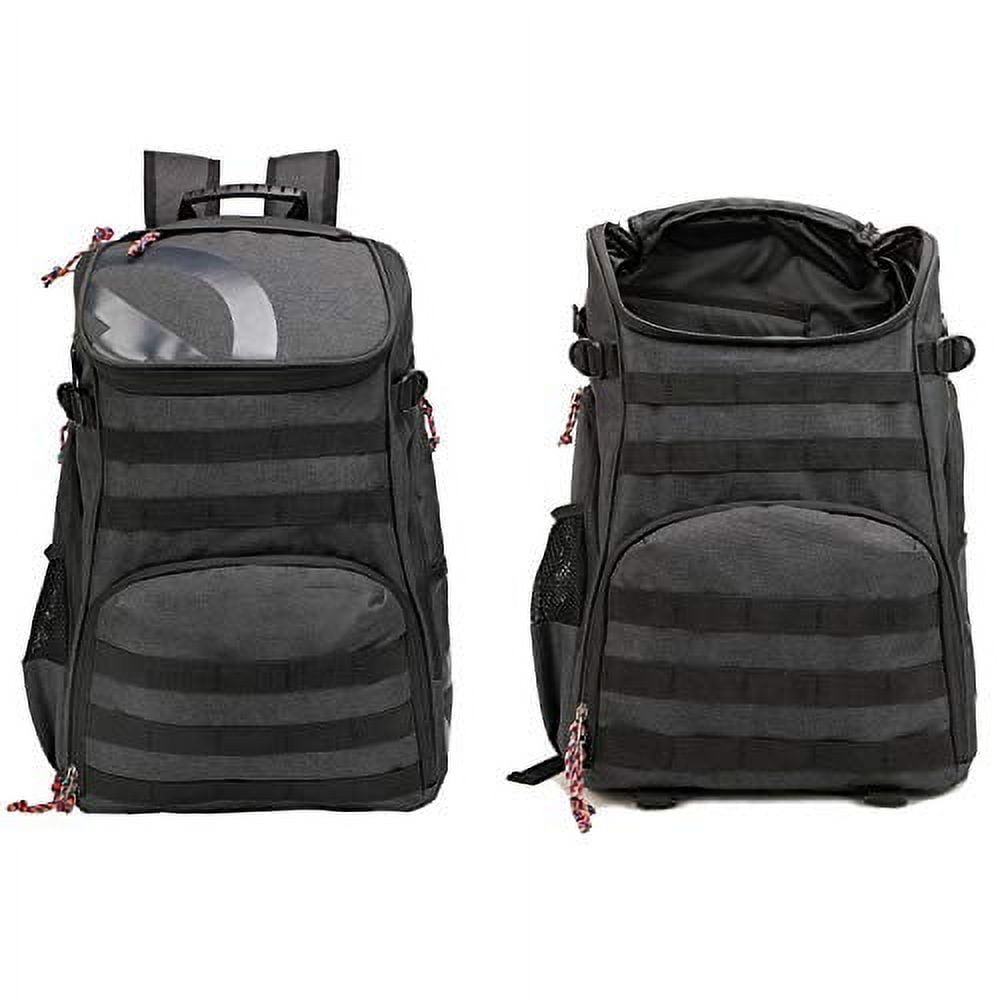 TRAILKICKER 35L Soccer Backpack with Attachable Shoe Bag and Ball Compartment, Sports Backpack for Basketball, Gym, Football & Volleyball, Charcoal Gray
