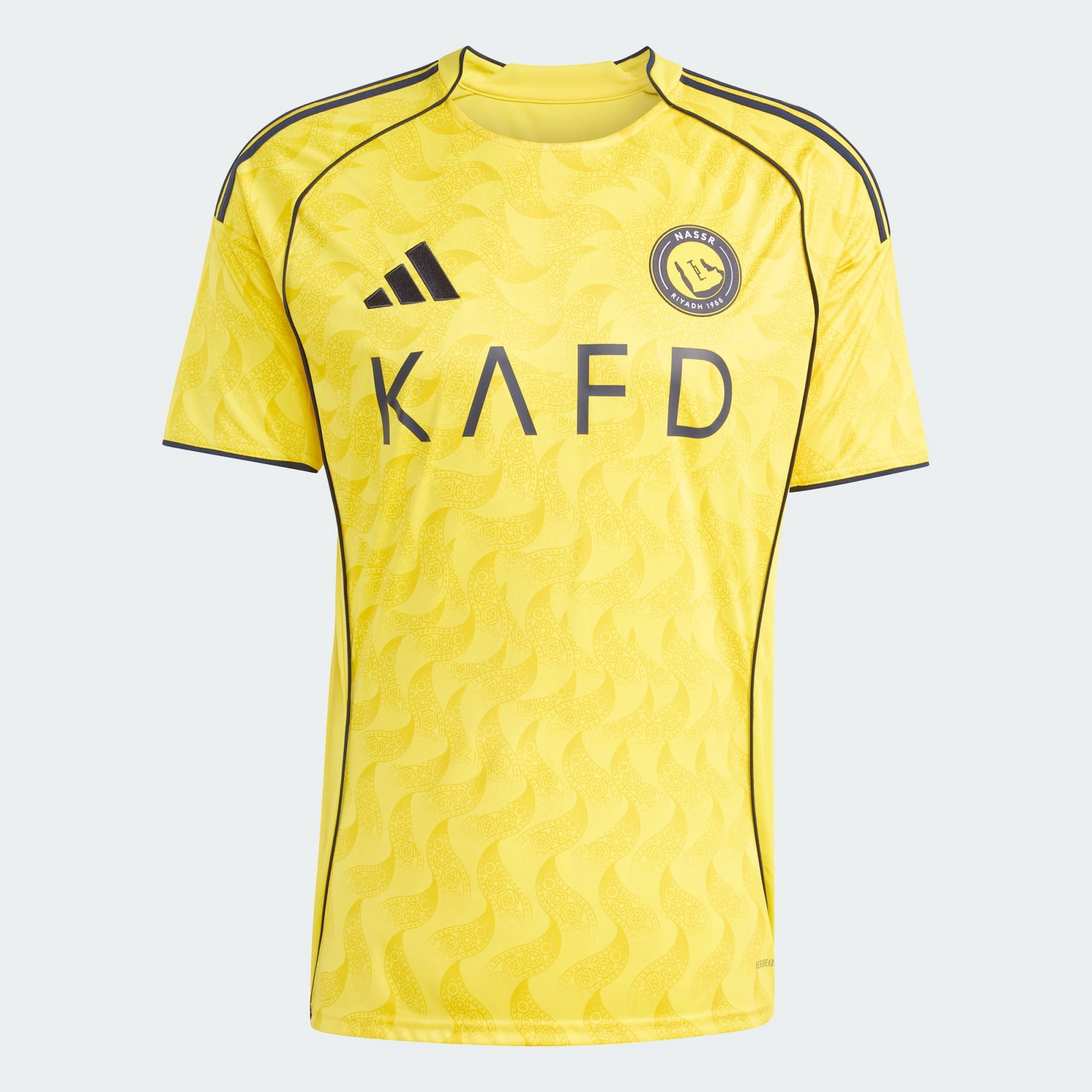 adidas Al NASSR FC Home Men's Ronaldo #7 Soccer Jersey 25/26 (US, Alpha, Medium, Regular, Regular)