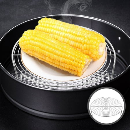 KALLORY Stainless Steel Steamer Rack for Quick and Even Heating Kitchen Cooking Accessory for Home Use