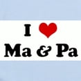 thumbnail image 2 of CafePress - I Love Ma & Pa Infant Bodysuit - Baby Light Bodysuit, Size Newborn - 24 Months, 2 of 4