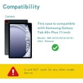 thumbnail image 2 of Samsung Galaxy Tab A9+/A9 Plus protective case, 360 ° rotating bracket (black), 2 of 9