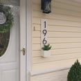 thumbnail image 3 of 6 Inch Large Modern House Numbers For Outside Address Numbers For House Zinc Alloy Black Metal Floating Sign House Number With Nail Kit For Mailboxs Door Home(Large 9), 3 of 4