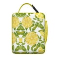 thumbnail image 5 of Lemon Lover Insulated Lunch Bag – Cute Yellow Fruit and Flower Pattern Thermal Tote, Waterproof Bento Cooler for Summer, Picnic, School, or Travel Use, 5 of 5