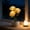 Yellow, variant on Dvumao LED Artificial Flower Night Light, Pot Desk Lamp with Fabric Blooms, USB Powered Mini Table Light for Bedroom Decor, Housewarming and Birthday Gift