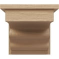 thumbnail image 2 of 6"W x 6"D x 6"H Wide Highland Rough Cedar Woodgrain TimberThane Corbel, Primed Tan, 2 of 6