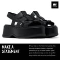 thumbnail image 2 of Sandalia Sorel Dayspring de piel negra talla 10.5, 2 of 6