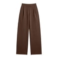 thumbnail image 6 of Aofany Women's Wide-leg Pants Pockets Sport Casual Solid Color Fashion Elastic Waist Pockect Yoga Pants Athletic Pants for Workout, Jogging, Running, 6 of 6