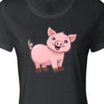 thumbnail image 4 of Inktastic Cute Pig Women's T-Shirt, 4 of 5