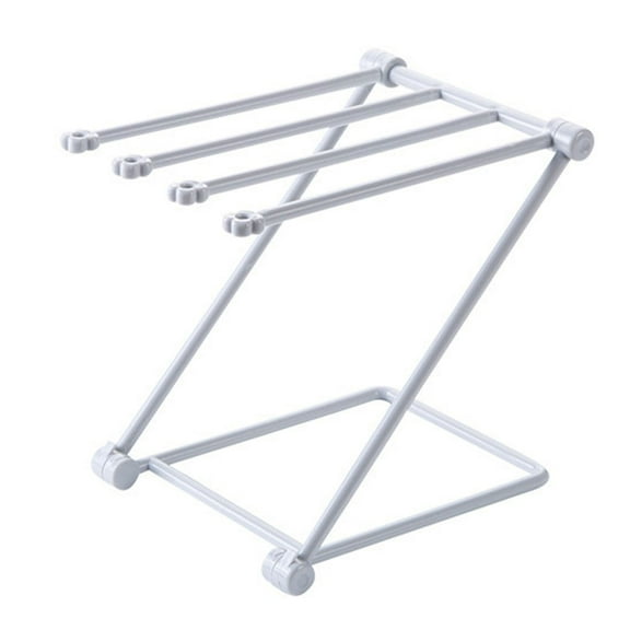 CIYISON Mini Folding Cloth Storage Rack Kitchen Countertop Dishcloth Drying Racks