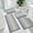 Grey, variant on HEBE Chenille Bathroom Rug Sets 5 Piece,Super Absorbent Non Slip Bath Mats for Bathroom,Washable Bath Mat and U-Shaped Contour Toilet Rug Set for Tub Shower Floor Carpet