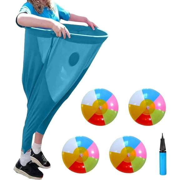 Granny Pants Outdoor Game,Ultimate Granny Pants Yard Game w Bouncy Balls,Giant Outdoor Recreational Tossing Games,Team Relay Family Reunion Party Field Game Set