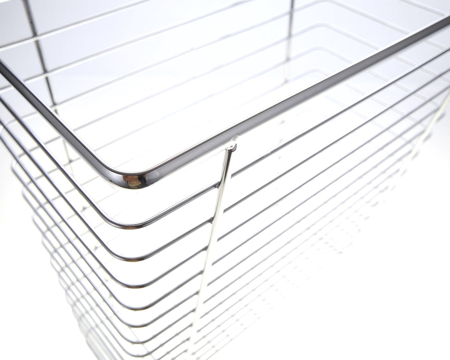 Cabinet Wastebasket/Storage Basket (Chrome) Toy or Gift