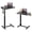 Black + Side Column+1, variant on TENGDA Pneumatic Lift Portable Overbed Desk Rolling Sit Stand Computer Table with Hidden Lockable Casters