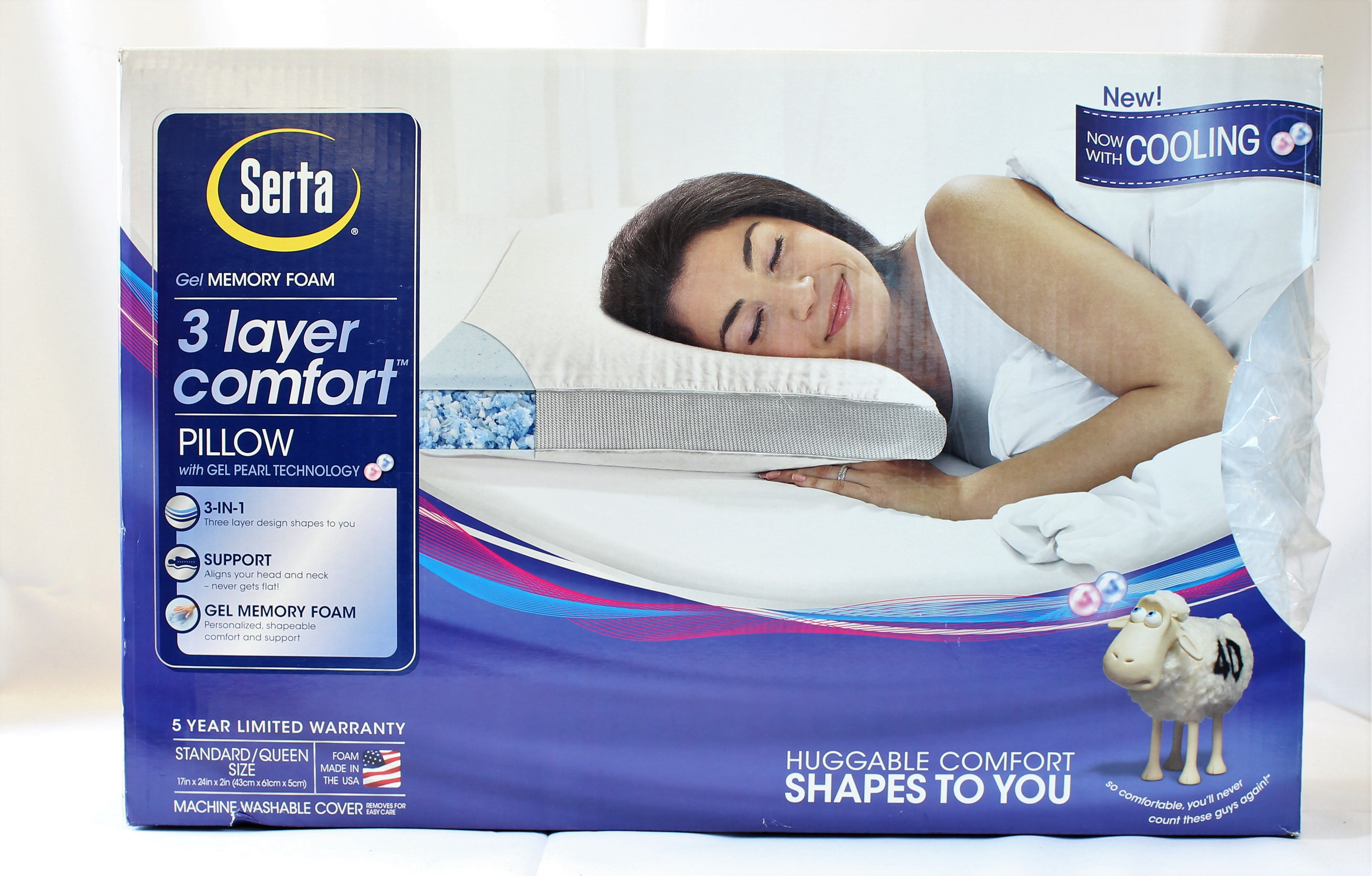 Serta 3 Layer Comfort Pillow - Walmart 