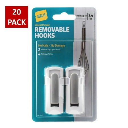 

Seal-It White Flip Hook Medium 20 Pack