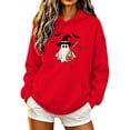 thumbnail image 2 of Warop Halloween Sweatshirts for Women Pumpkin Spooky Cute Graphic Casual Pullover Tops Long Sleeve Crewneck Fall Outfits, 2 of 5