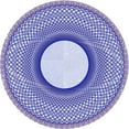 thumbnail image 1 of Ahgly Tapis Rond Lavable en Machine Intérieur Transitionnel Bleu Céleste, 7 Pieds Rond, 1 of 7