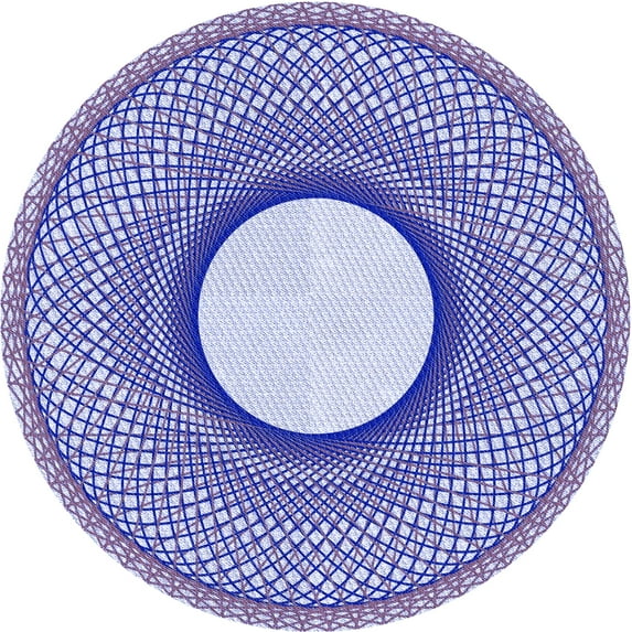 Ahgly Company Machine Washable Indoor Round Transitional Heavenly Blue Area Rugs, 3' Round