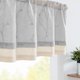 thumbnail image 1 of Cortina Jinchan de lino bordada transparente, 46 x 46 cm, 1 of 8