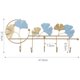 thumbnail image 3 of gancho de pared de abrigo Ganchos para abrigos montados en la pared Gancho para llaves Colgador de pared Dorado Celeste A Fanmusic gancho de pared de abrigo, 3 of 7