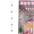 thumbnail image 4 of FELTECHELECTR 1 Set Pink Heart Shaped Garland Hanging Decoration Paper Decorative for Valentine's Day Party Organizers, 4 of 8