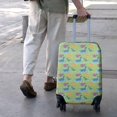 thumbnail image 3 of Green Dinosaurs Ponds Pattern Luggage Cover Fashion Suitcase Cover Baggage Covers Fit 25-28 Inch Luggage (Go Travel), 3 of 5