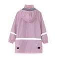 thumbnail image 4 of Gelikeya Kids Rain Ponchos Toddler Rain Coat for Girls Boys Rain Jacket Breathable with Pockets 2-11Y (Pink, 4-5 Years), 4 of 5