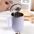 thumbnail image 5 of AUNVITO 17oz 304 Stainless Steel Coffee Mug Cup, Double Wall Insulated Tumbler for Hot Cold Drinks Home Office Travel Camping, 1pc, 5 of 6
