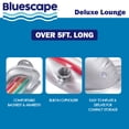 thumbnail image 3 of Bluescape Deluxe Lounge, Inflatable Pool Float, Silver, Age 14 & up, Unisex, 3 of 7