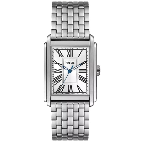 Fossil Men's Carraway Silver Dial Watch - FS6008