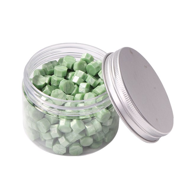 Cuadros Decorativos 200 Uds cuentas de sello de cera octogonales tableta de sello Retro para fabricación artesanal de sobres DIY JShteea Nuevos Originales
