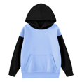 thumbnail image 5 of Hwmodou Toddler Girls Outfit Sets Kids Girl Boy Long Sleeve Lightweight Hoodie Sweatshirts And Long Pants Set Outfit,2-Piece,Size 3-12Y, 5 of 8