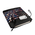 thumbnail image 3 of HELLHERO 1 pc Zipper Bag with Lightweight Vintage Protector Wrap Bag with Handle for Reading Lovers Easy Carry Book Case, 3 of 8