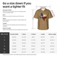 thumbnail image 6 of Squirrel House Mens Hawaiian Shirt Short Sleeve Casual Button Up Tropical Summer Beach Shirt, 6 of 9