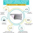 thumbnail image 4 of AIR-Microwavable Heating Pad Solutions Buddy - Portable Heating Pad for Cramps, Arthritis, Joints Pain, Soring Muscles & Aching Feet | Versatile Reusable Microwavable Hot Pack for Natural Pain Relief, 4 of 4