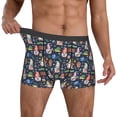 thumbnail image 2 of Cauagu Garden Gnomes Print Boxer Briefs for Men,Comfortable Breathable Men's Underwear Moisture Wicking Underpants -Large, 2 of 8