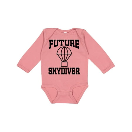 

Inktastic Future Skydiver Gift Baby Boy or Baby Girl Long Sleeve Bodysuit