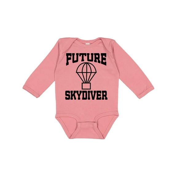 Inktastic Future Skydiver Boys or Girls Long Sleeve Baby Bodysuit
