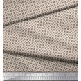 thumbnail image 2 of Soimoi White polyester Crepe Fabric Artistic Geometric Print Fabric by the Yard 52 Inch Wide, 2 of 5