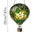 thumbnail image 3 of LLDYYDS Hot Air Balloon Solar Pendant With Flickering Flame Solar Hot Air Balloon Acrylic Outdoor Hanging For Garden Patio Porch Yard Party One Size, 3 of 4