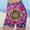Hot Pink, variant on LEBONYARD Women's Casual High Rise Drawstring Shorts,Women's Shorts for a Cool Summer Day,Women's Independence Day High-waisted Summer Print Leggings Beach Shorts Blue XL