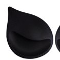 thumbnail image 3 of 1 Pair Bra Insert Pads Enhancer Removable inserts enhancer enlargement Breathable Sports Bikini Black, 3 of 9