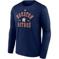 thumbnail image 2 of Men's Majestic Navy Houston Astros High Praise Long Sleeve T-Shirt, 2 of 3