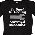 thumbnail image 4 of Inktastic Mechanic Daddy Proof Mommy Cant Resist Boys or Girls Long Sleeve Baby Bodysuit, 4 of 5