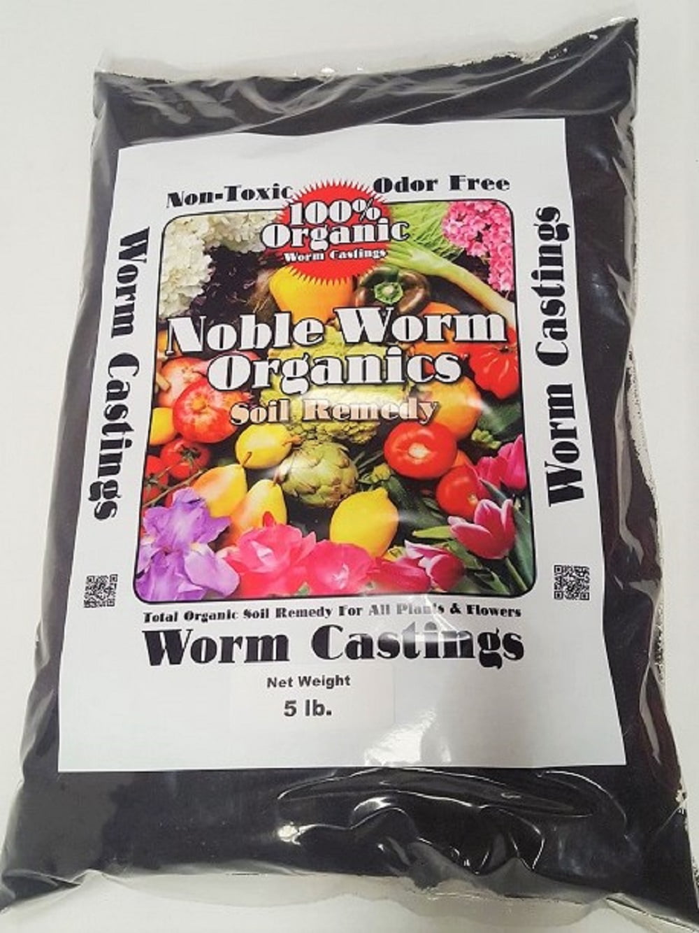 Noble Worm Organics 5 lb. Organic Worm Casting Soil - Walmart.com