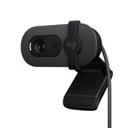 Logitech Brio Full HD Webcam for Meetings and Streaming, Auto-Light Balance, Privacy Shutter, Graphite
